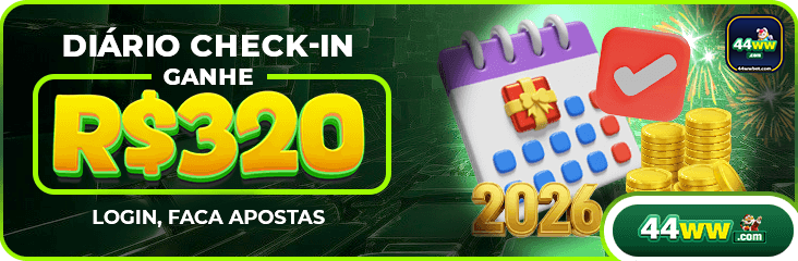 DIARIO CHECK-IN GANHE R$320 LOGIN, FACA APOSTAS